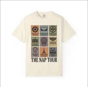 THE NAP TOUR - Parks Dad Joke Comfort Colors/Gildan T-Shirt for Men, Trips Cotton Tee