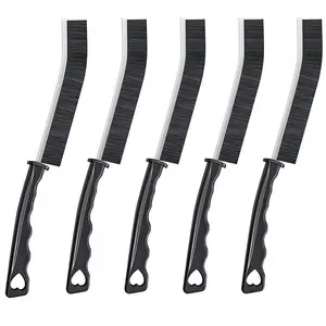 The 5pcs Slit Cleaning Brush, Designed for Bathroom Slit Cleaning Brushes And Dead-end Multi-purpose Brushes, Is Ideal for Cleaning Hard-to-reach Areas Such As Bathroom And Kitchen Tiles, Window Slots, Fans, And Windows