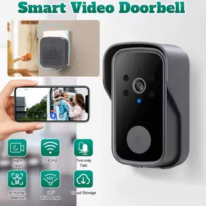 Smart doorbell camera, motion detection, 1080P HD video, active doorbell wake-up, night vision, two-way intercom, Digital Intercom, Home Security System