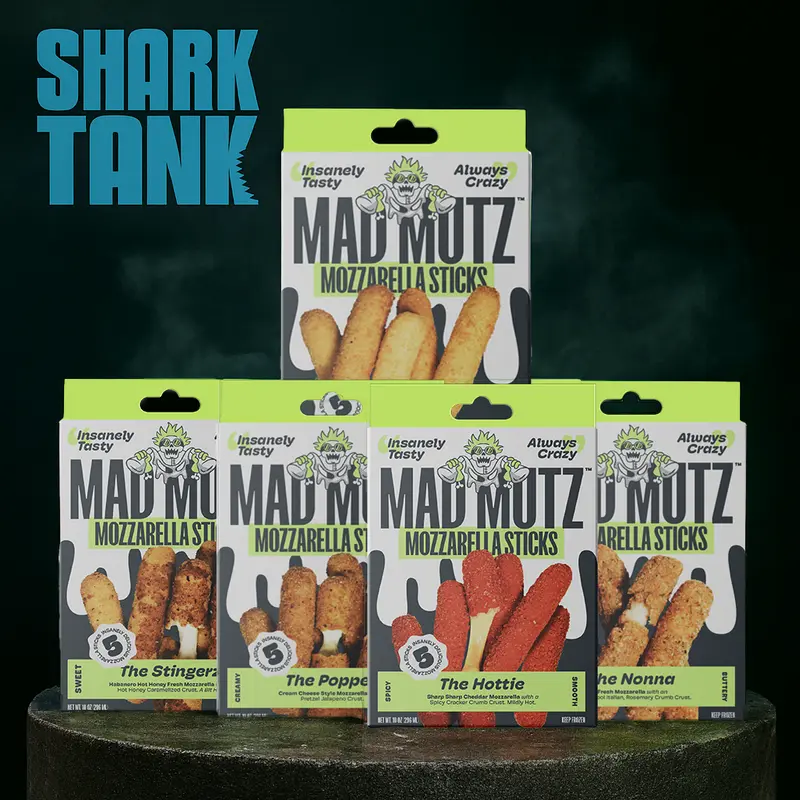 Mad Mutz Viral Mozzarella Sticks - Variety Pack - Food Snacks