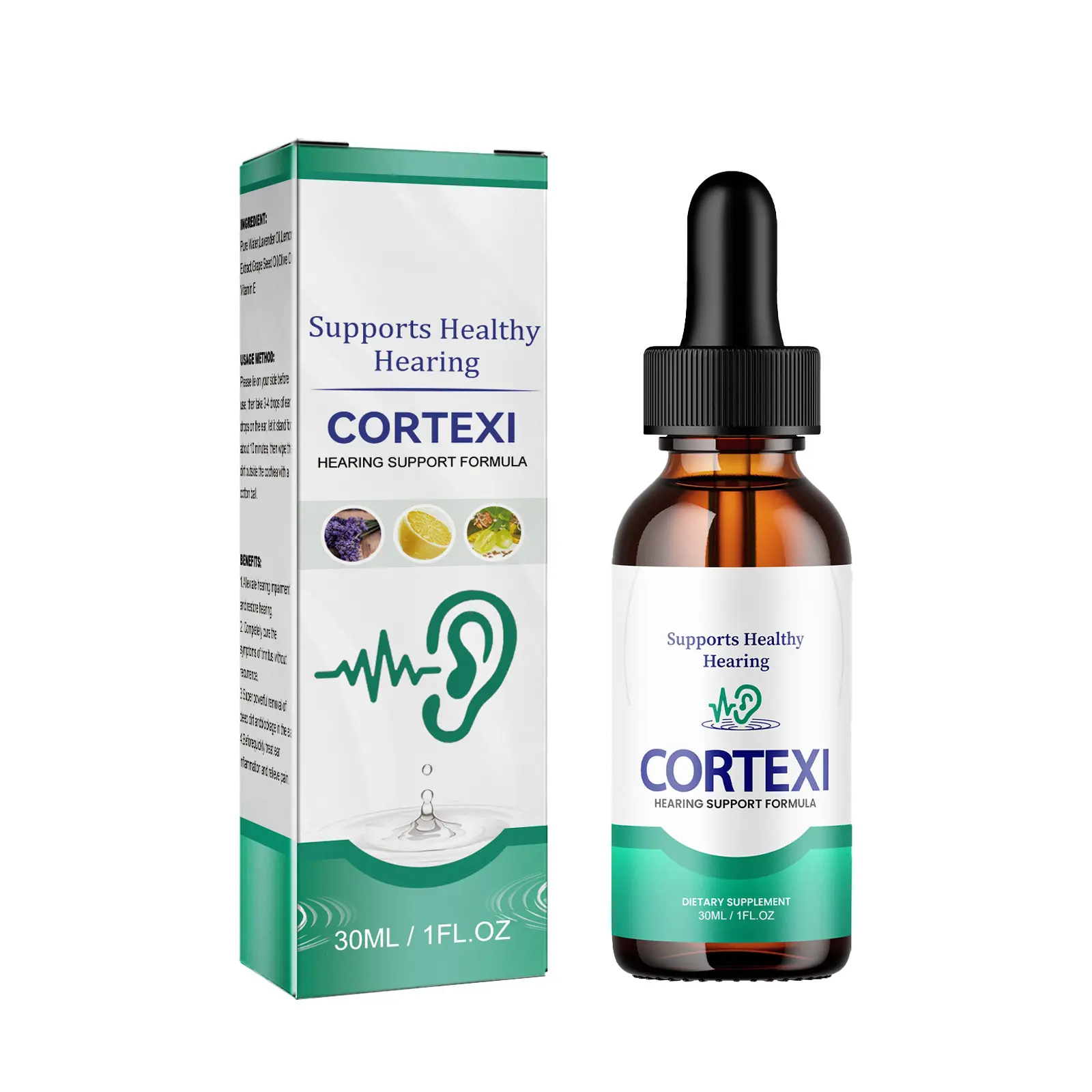 Tinnitus Ear Drops, Gentle Earwax Removal with Soothing Relief for Ear Discomfort & Ringing, Clean Earwax Ear, Daily Ear Care and Hearing Support Formula