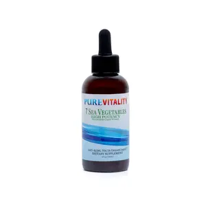 Pure Vitality 7 Wild Harvested Sea Vegetables | Supports Thyroid Function, Anti-Aging Properties, pH Balance, Healthy Blood Sugar, Healthy Blood Pressure, Healthy Weight, Healthy Hair, Healthy Skin, Made in the US | 60 Servings