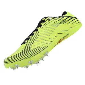 Men Kids Track and Field Shoes Professional 8 Spikes Running Racing Sneakers Breathable Lightweight Sprinting Shoes