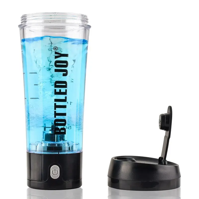 BOTTLED JOY Rhino Best Storm USB Electric Shaker BPA Free Phthalate Free 100% Food Grade PP FDA Approved Portable Mixer for Athletes Daily Use