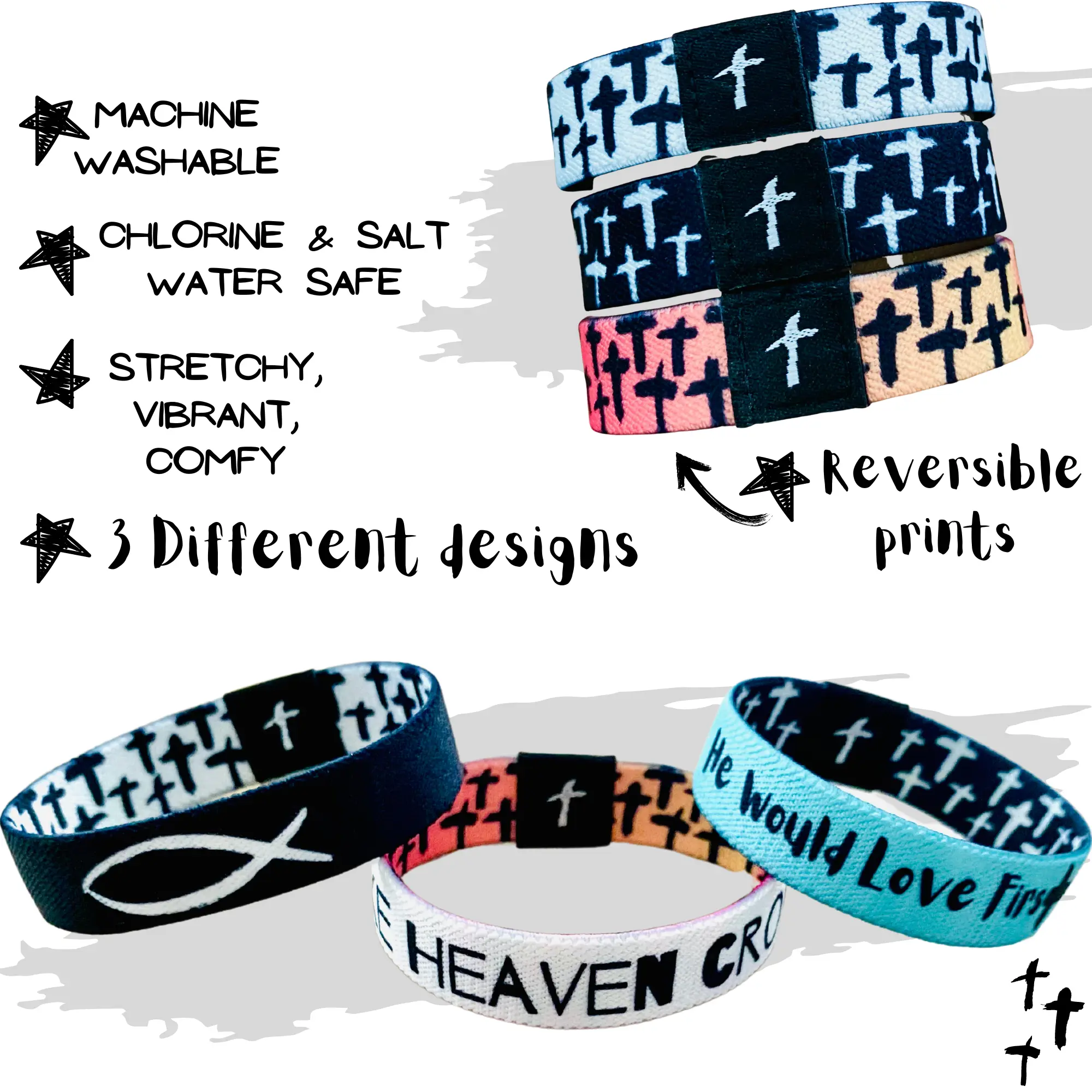 WWJD Unique Elastic Wristband WWJD Unique Elastic Wristband