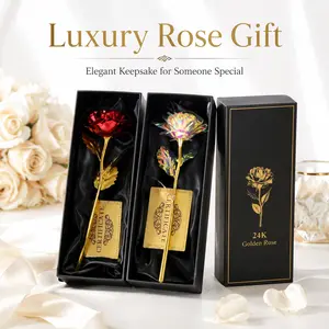 Artificial Rose Flower Bouquet in Luxury Box, Long-Lasting Keepsake with Certificate Card, Bouquet-Shaped Party Gift for Anniversary Valentine’s Day, Bouquet-Shaped Party Gifts Decorative Satin