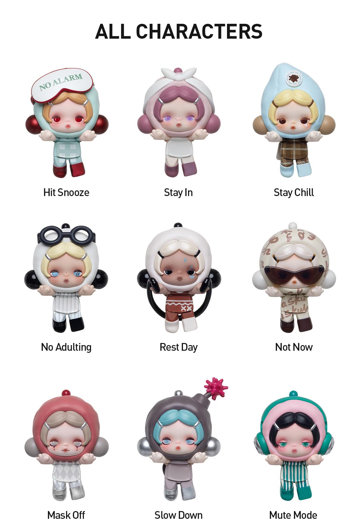 POP MART POP ATTACH θ SKULLPANDA Off Mode Series Blind Box [ship by Sep.17th]