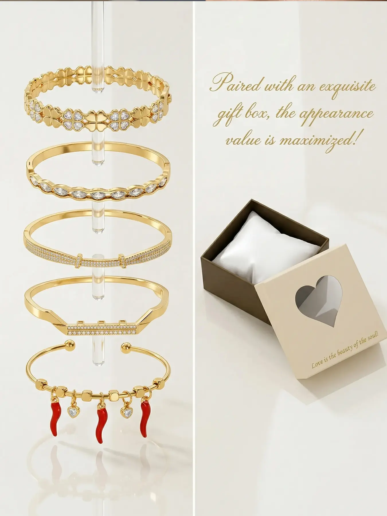 Golden red pepper + brown box