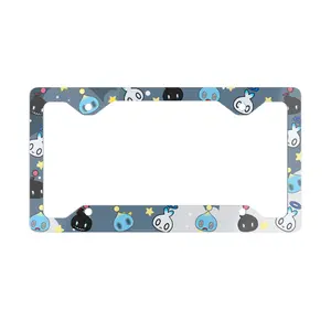 Hero Chao / Dark Chao / Chao Metal License Plate Frame - Sonic the Hedgehog, Gifts for Video Game Fans, Car Accessories, Gamer Gift