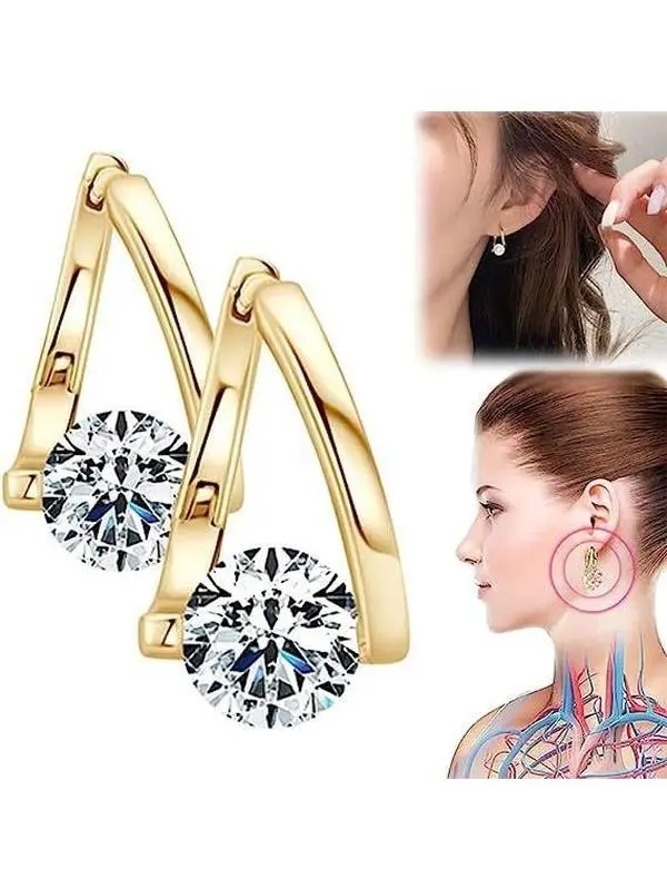 Geometric Earrings Niche Design Sense Fashion Temperament Simple With Female Earrings Jewelry Design