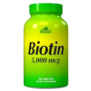 Alfa Vitamins - Biotin 5000 mcg - 100 tablets