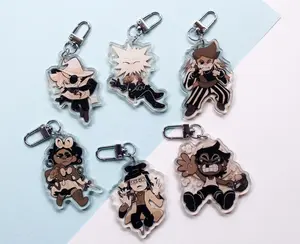IN STARS & TIME 2" Acrylic Keychains, Perfect For Bags, Keys, Or Gifts