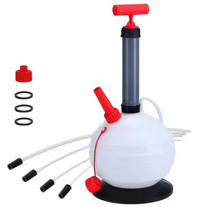 6L/9L Manual Oil Extractor Pump – DIY Oil Change Tool with 3.2FT Main Hose, Fluid Transfer Pump for Car Motorcycle Lawn Mower Boat, 3 Interchangeable Probe Tubes Included