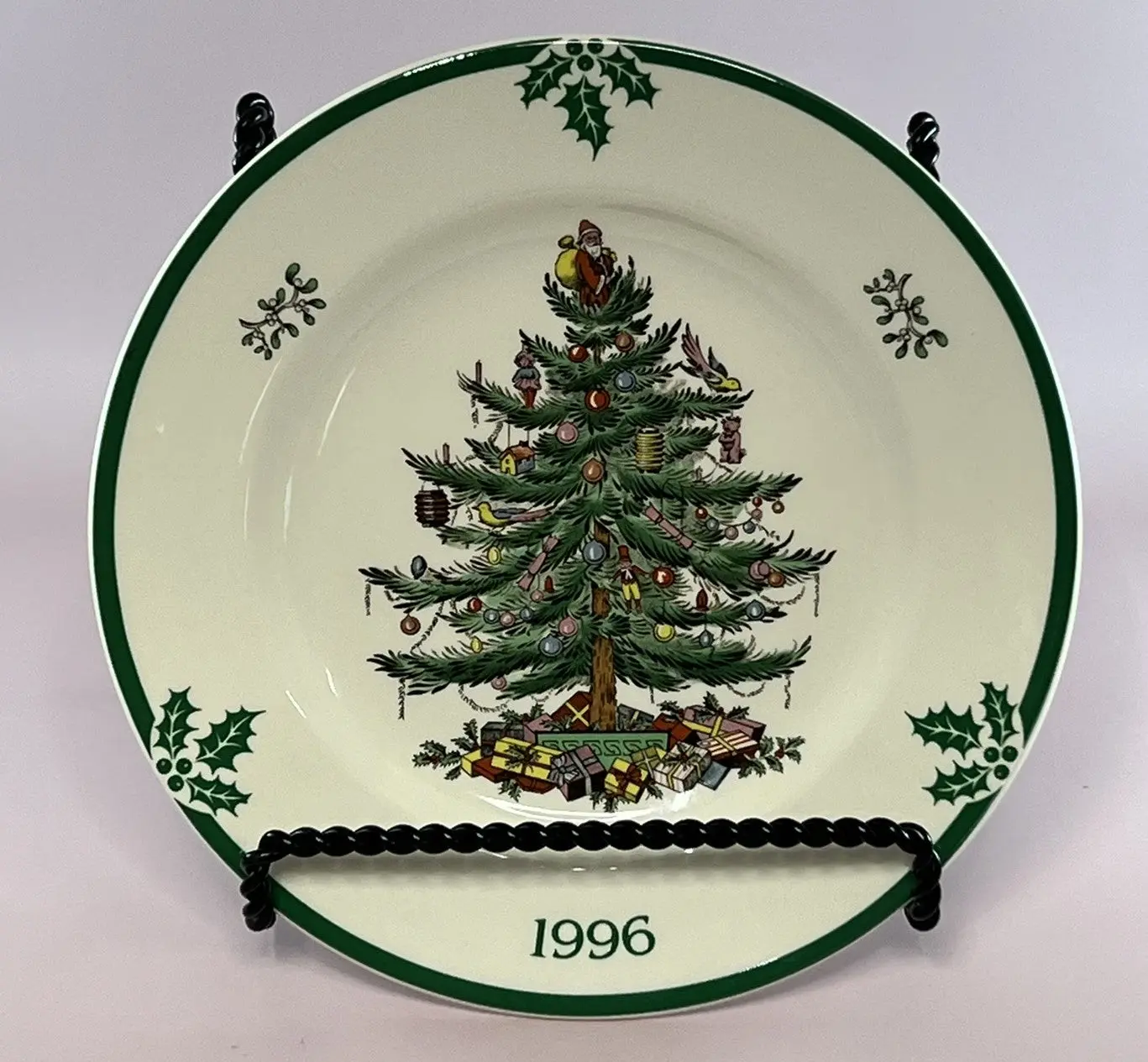Spode Christmas Tree Collector Plate w/Box 1996
