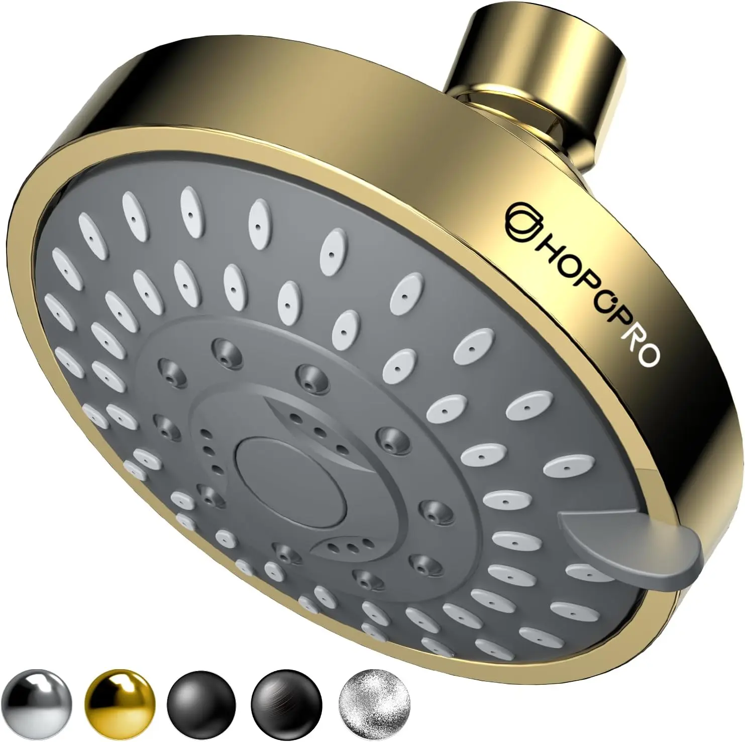 5-Mode High  Shower  - The Washington , NBC News, Today TV Show Recommended - High Flow Fixed Showerheads (4 Inch )