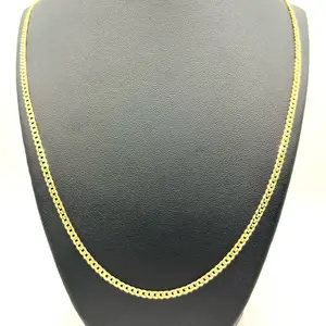 925 Gold Plated 24 Inches 8g Cuban Chain for Men and Women