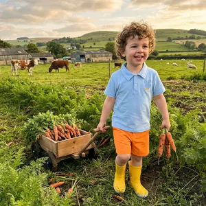 Toddler Baby Boys Easter Outfit Fashionable Short Sleeve Bunny Embroidery Tops with Shorts 2Pcs Clothing Set