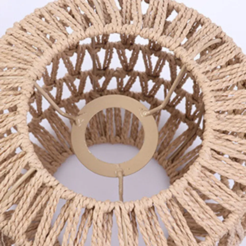 Boho Rattan Wall Mirror - Round Woven Frame