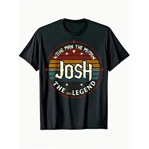 Mens Josh The for Man The Myth The Legend First Name Josh MenS T-Shirt
