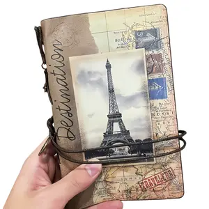 Unique "Free Spirit" Vintage British Aesthetic Notebook Journal, Office Stationery for Daily Affirmations & Note Taking, Gift Option