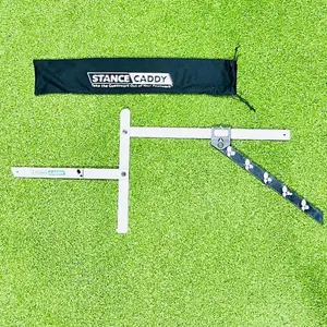 Golf stance adjustable training tool. Indoor/outdoor.