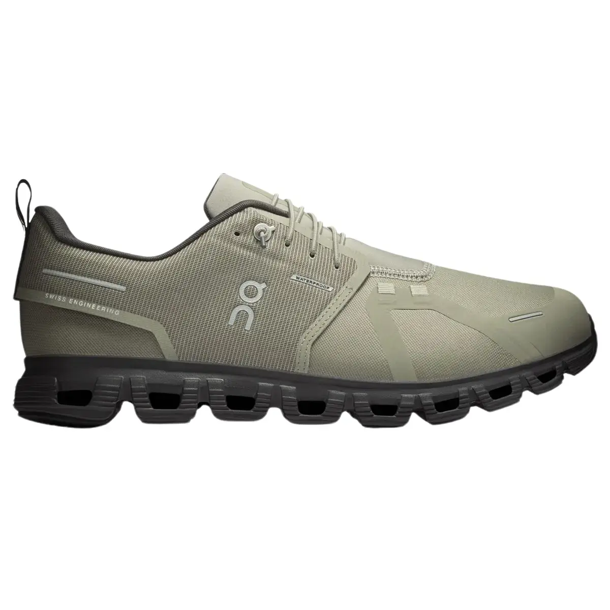 On Running Cloud 6 Waterproof Olive Espresso Men's Fashion Shoes New