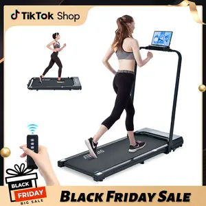 OVER SELF 6.2 mph Foldable Walking pad Treadmill with Handle, Remote Control Exercise Equipment for Home Gym and Office Use,Under Desk Treadmill Easy to storage,colorful design, Workout Gear for Halloween's Day gift