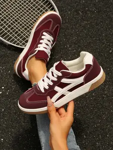 Vintage Thick Sole Casual Sneakers Low Top Lace-Up Comfortable Board Shoes Trainer Sports Shoes for Men and Women, Versatile Daily Wear, Fall & Winter