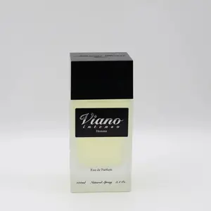 Viano Intenso Men's Eau de Parfum - Amber Woody Fragrance 100ml - Clean Minimalist Design for Confident Men