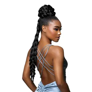 Sensationnel Drawstring Ponytail With Bun Glamora Glam Updo Unit 3