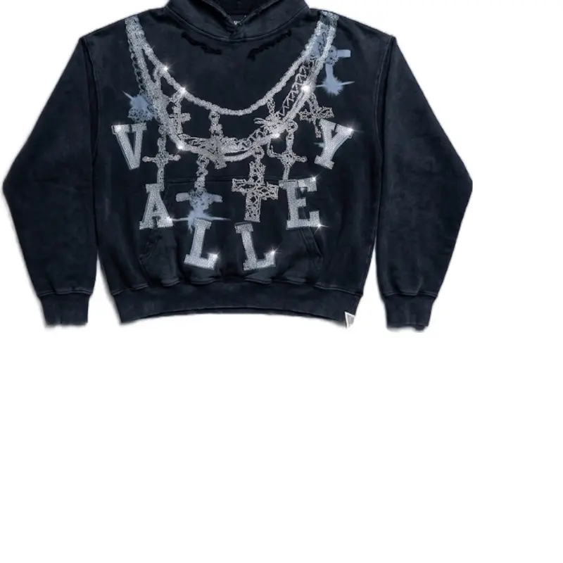 Valley Menswear Sweatshirt - Stylish Hoodie with Unique Design for Everyday Wear Size Large
