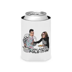 You Justt Fold It In! Can Cooler, Funny Gift, Koozie
