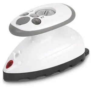 Ivation No-Drip Mini Steam Iron - Dual Voltage Portable Travel Iron with Compact Design & Extra Long Power Cord for Smooth Wrinkle Free Fabric