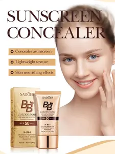 High-Concealing Waterproof Snail BB Cream - 40g. An easy-to-apply concealer that is highly waterproof, long-lasting, oil-controlling, and provides a matte finish for a natural look. Perfect for makeup beginners and a top gift choice.
