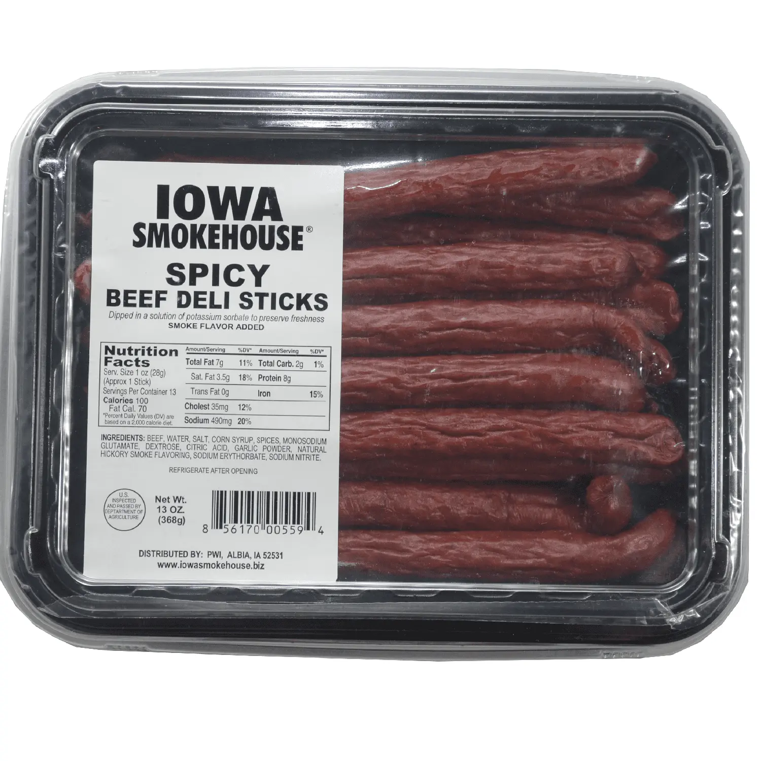 13 oz Beef DELI Sticks Spicy 13 oz Beef DELI Sticks Spicy