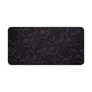 Gothic Luna Moth Deskmat, Black Desk Mat - Unique Work Desk Accessory, Cool Office Decor, Spooky Home Office Gift, Witchy Desk Stuff, Goth