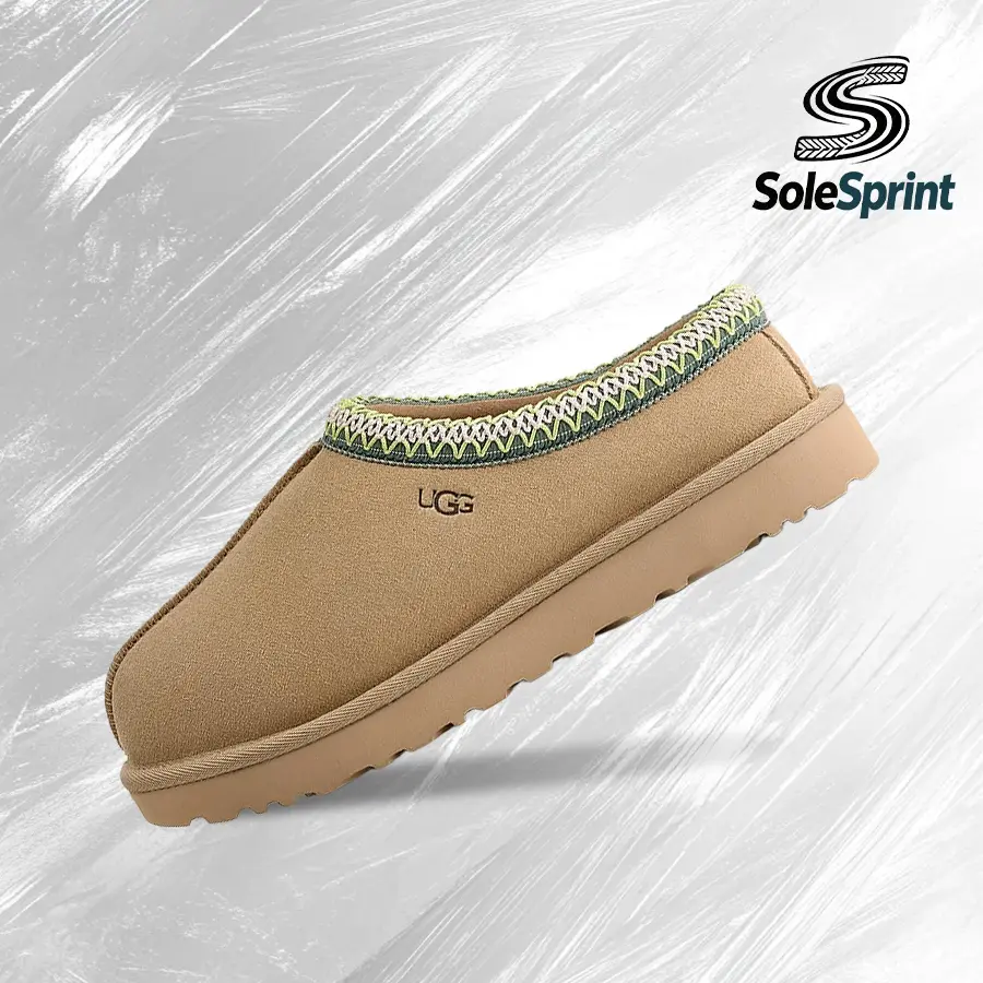 UGG Tasman Slipper Mustard Seed Vibrant Green (Women's)– Women's Lifestyle Sneakers – Shoes For Woman -Vintagen -Spring & Summer-Inspired Running Shoes, Shock-Absorbing Comfort, Gym To Streetwear Casual Wear-back to school-5955 MVB