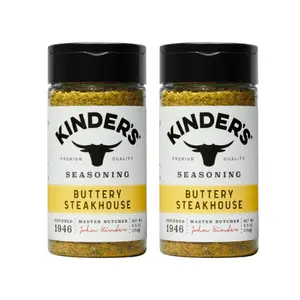 2 Pack Kinder's Buttery Steakhouse Seasoning, 5.5 oz. Flavor Spice