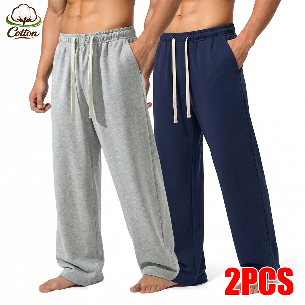 2 Pieces - Light Gray + Dark Blue