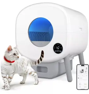 Pishi Pets Self Cleaning Automatic Cat/Dog Litter Box 95L For Multiple Cats Wifi & App Control