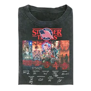 SThing s1-s5 T-Shirt, Unisex Vintage Graphic Movie Stranger Tee