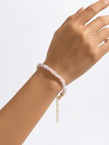 Classic Woven Seed Bead Bracelet, Gentle Color Match, Gift Boxed Girl Heart Memorial Jewelry, Cute Fabric Hand Chain, All Seasons