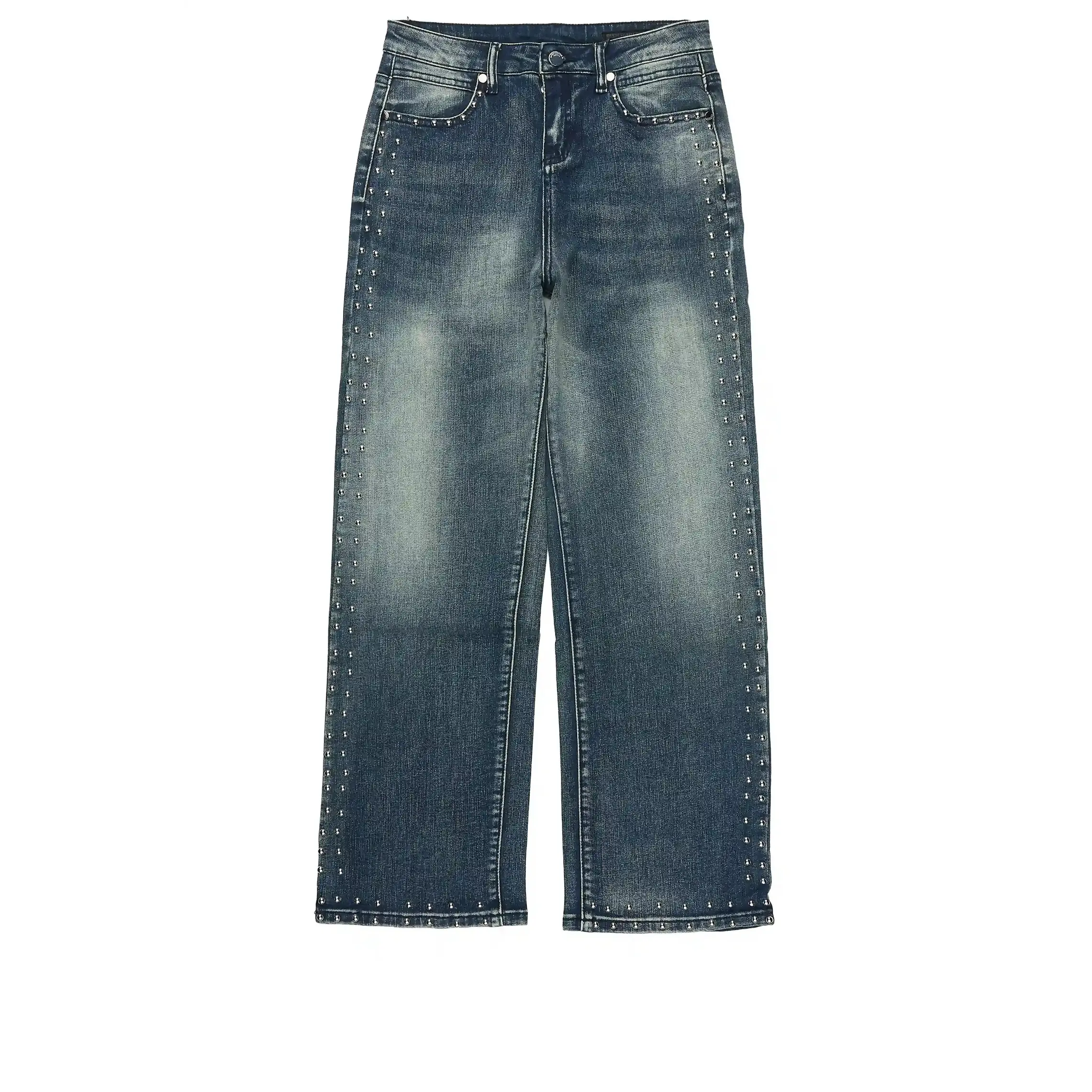 Boys Lavi Blue Rhinestone Straight Fit Jean