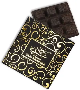 ARABIYAT Bakhoor Oud Sharqia Arabic Incense Bricks - Long Lasting عود بخور | Exotic Woody and Musky Scent - Arabian Oud Rose Use on Frankincense Burner for Meditation and Relaxation - 40g