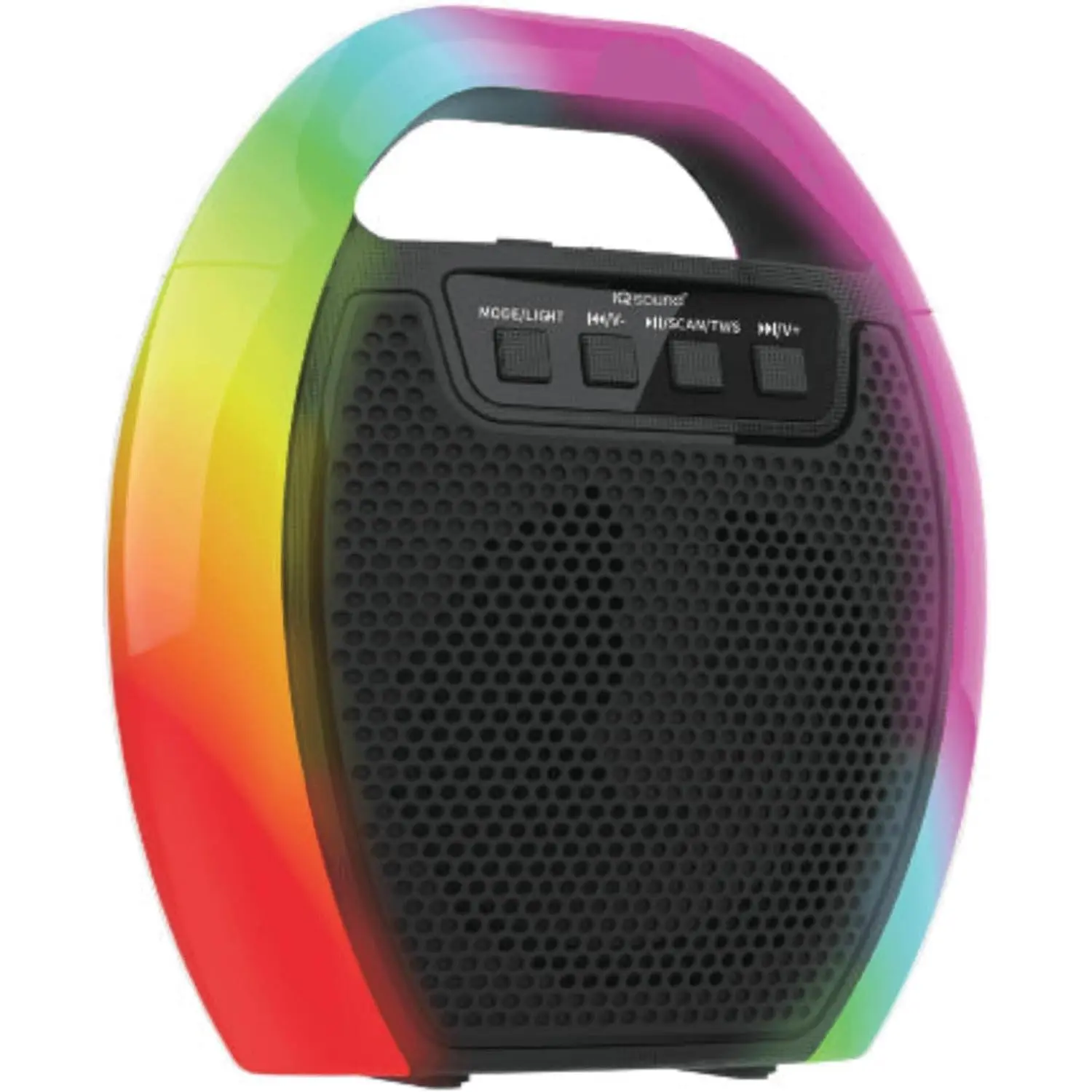 Supersonic IQ Sound IQ-2465RGB 6.5-inch Wireless Bluetooth Speaker with RGB Light Show & TWS, JL5.0 Bluetooth, USB/SD/AUX/Mic Input, FM Radio, 5W Speaker Power