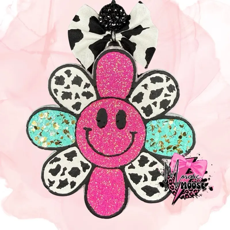 Animal print daisey car freshie, Car Freshener