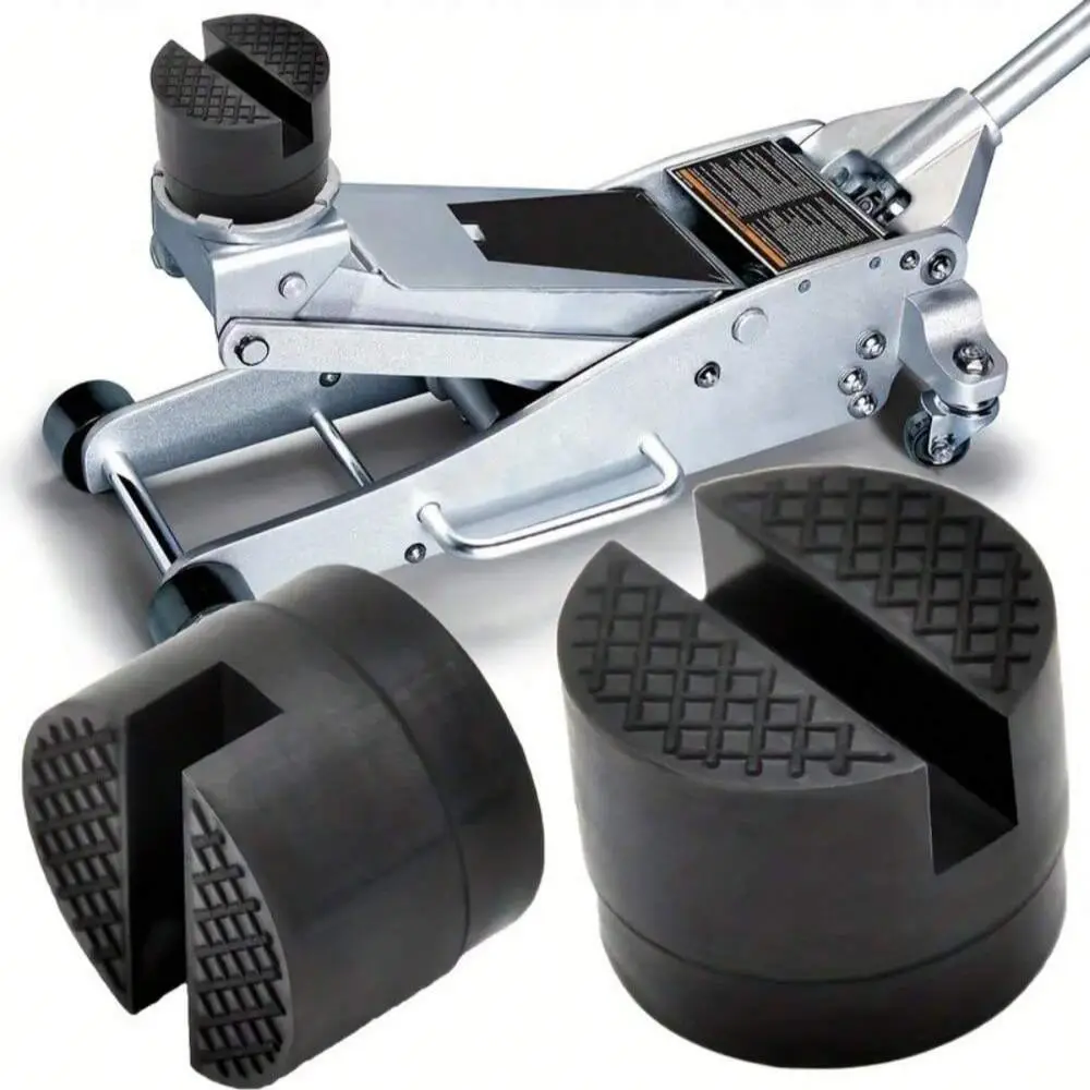 Car Universal Jack Pad, Jack Pad for Stand Support Block, Rubber Jack Pad for Car, Durable Vehicle Jack Rubber Block for Safe and Effective Lifting, M