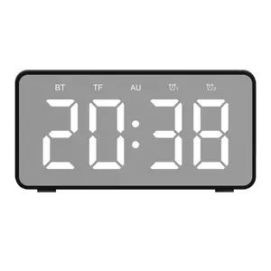 Bluetooth speaker with wireless charging, clock, alarm clock, audio system, wireless charging Bluetooth speaker