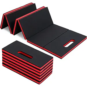 Hardware tools Kifmurase 1" Foldable Thick Kneeling Pad, 5 Fold Comfortable EVA Foam Knee Pads, Waterproof Mechanic Kneeling Pad with Handle, High-Density Cushion Mat for Gardening, Workout, Exercise, Mechanic
