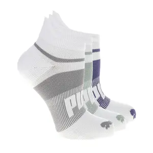 PUMA Mens 6 Pack Extended Terry Low Cut Socks Casual - Green, White